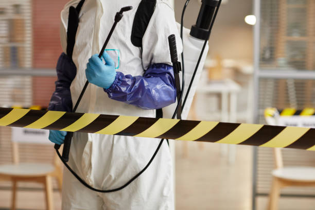 Professional Biohazard Cleanup technician working in Fortville, IN